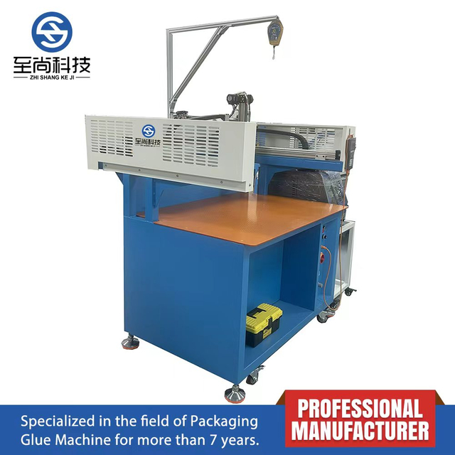 Cabinet Type Three-axis Hot-melt Glue Scraping Equipment for Airplane Box Assembly