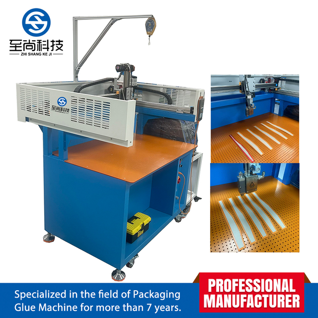 Cabinet Type Three-axis Hot-melt Glue Scraping Machine for Packaging Solution